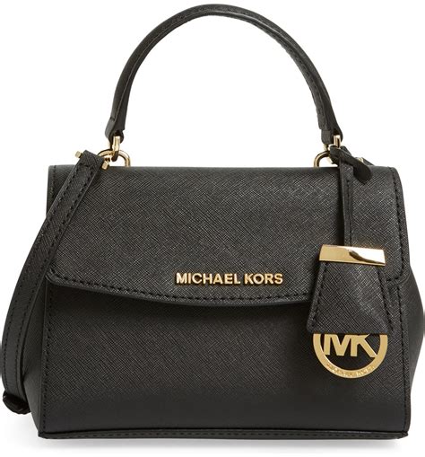 michael kors ava extra small scalloped leather crossbody|Ava Extra.